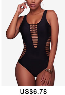 Out Solid Swimsuit