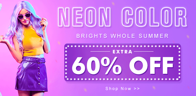 Neon Color Banner