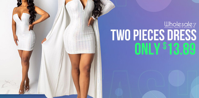 Two Picecs Dress Only $13.89